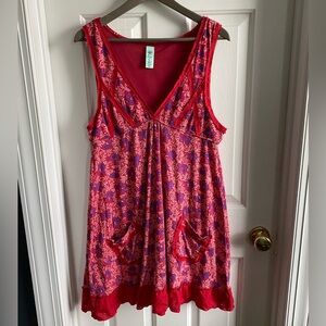 Free People floral mini dress